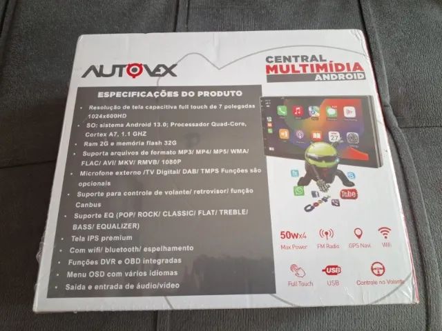 Multimidia com CarPlay Android Auto e Câmera de Ré - Foto 4