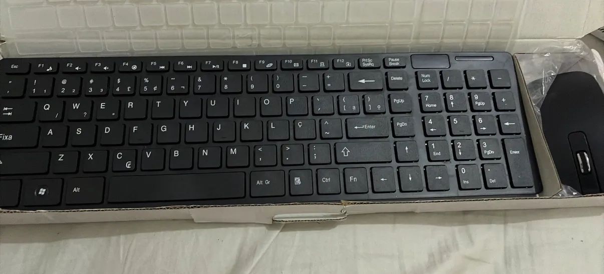 kit teclado e mouse sem fio lehmox ley-171 - Foto 4