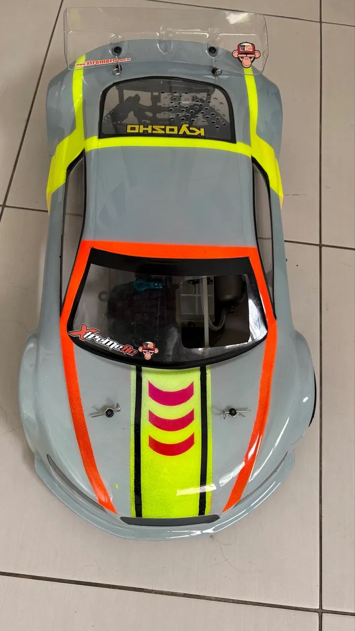 Automodelo 1/8 combustão  Kyosho GT2 seminovo revisado  - Foto 4