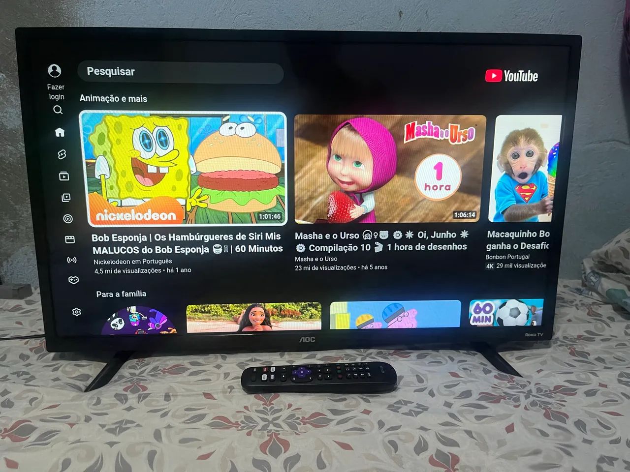 Tv Aoc Roku 32 perfeita - Foto 3