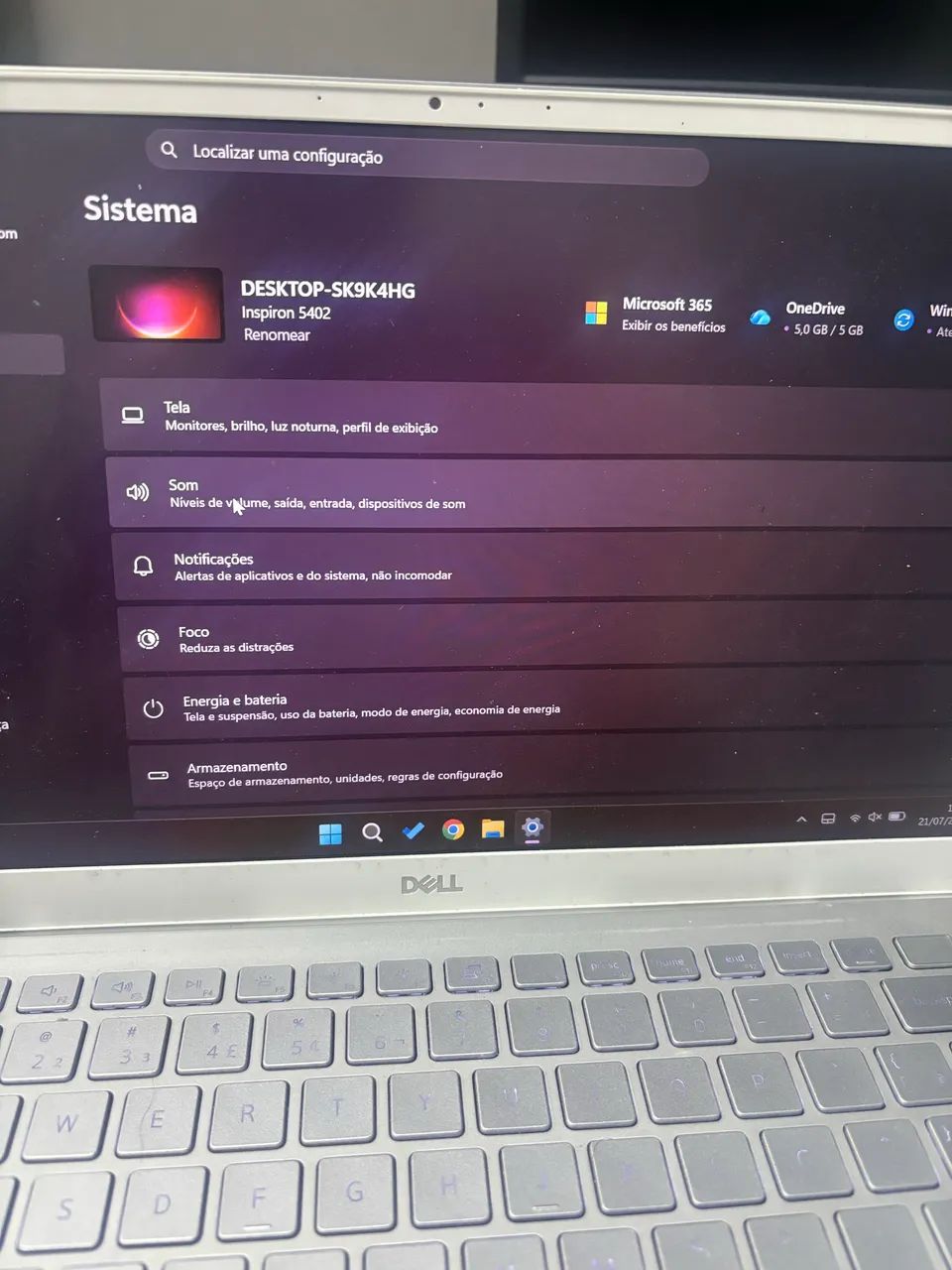 Notebook dell 32 gb ram ssd com 477gb Windows 11 - Foto 3