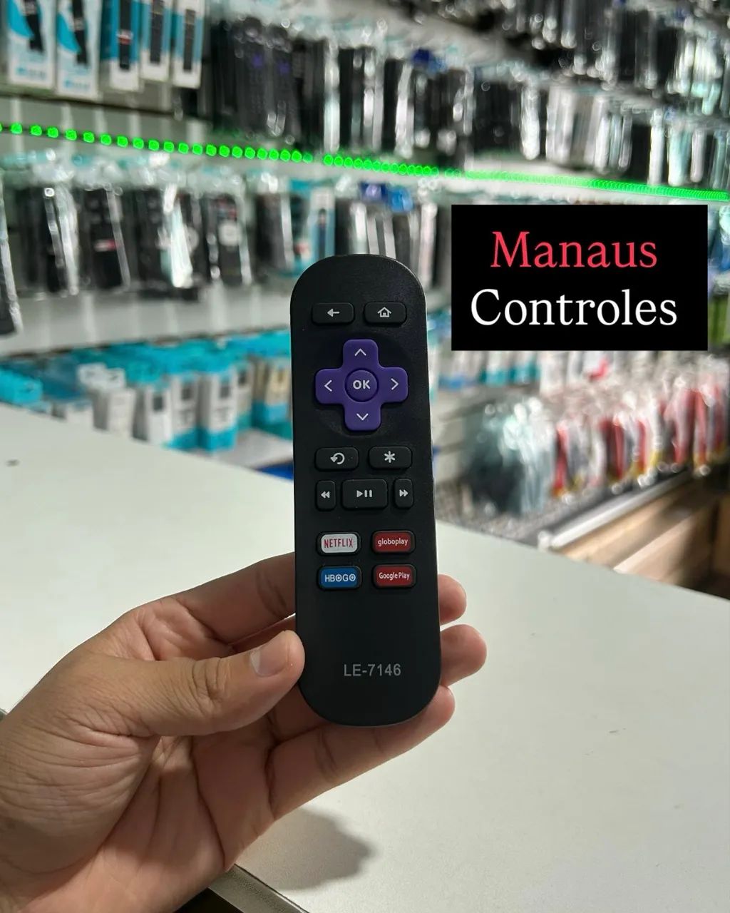 Controle Aparelho Roku Express - Entregamos 