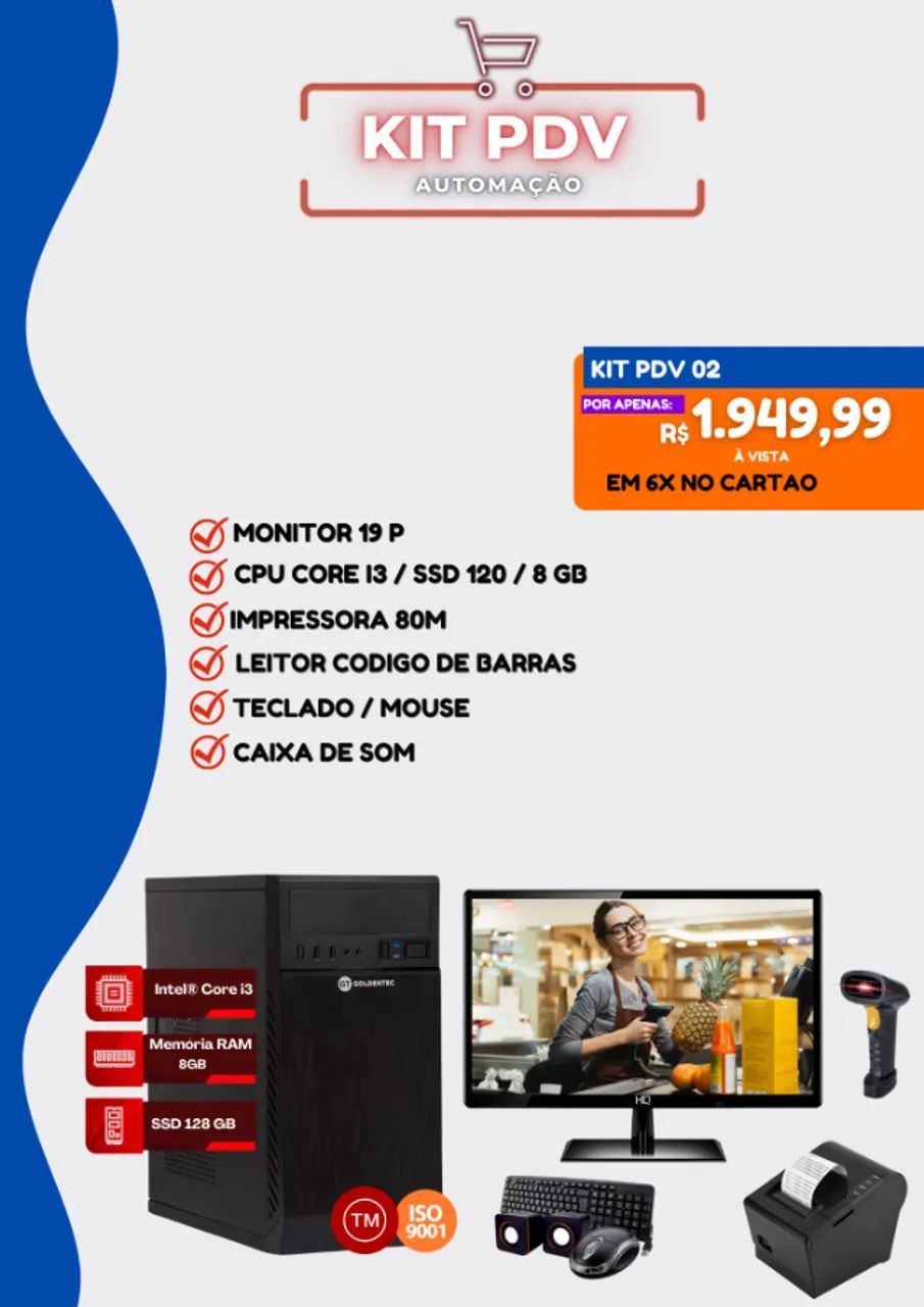 Kit PDV para automação comercial - Foto 3