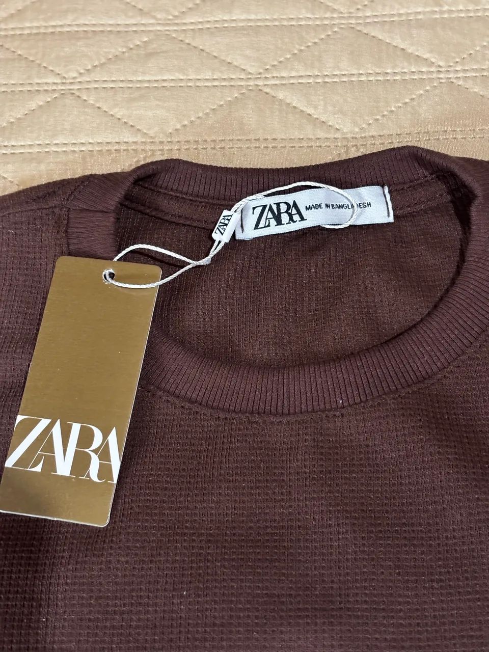 Camisa Zara texturizada 