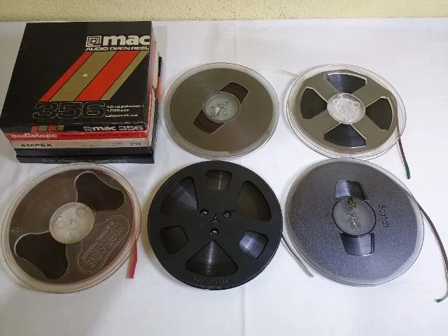 Lote de 5 Fitas de Rolo 7 polegadas