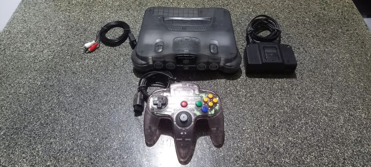 Nintendo 64 Jabuticaba completo e funcionando impecavelemente