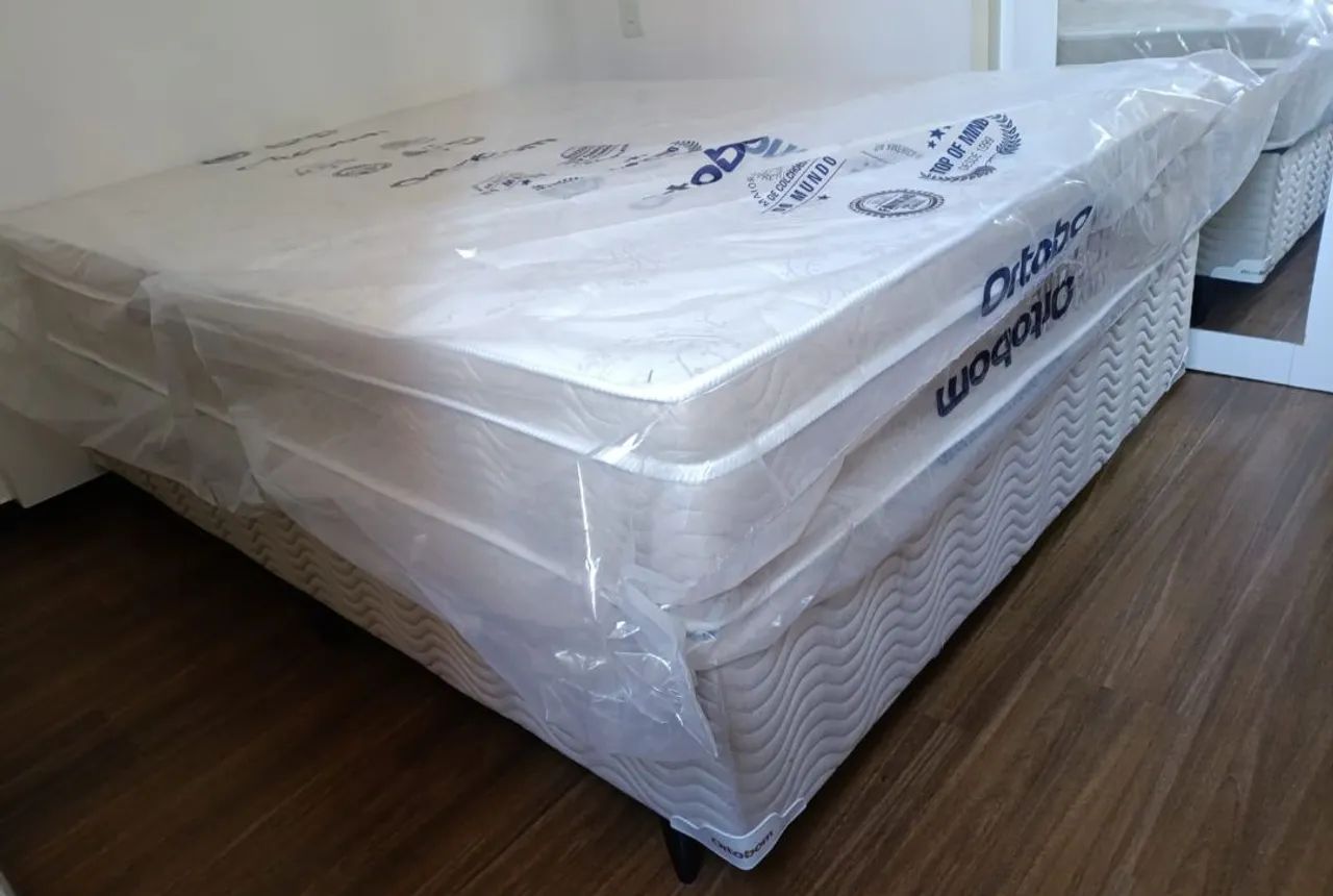 Cama box Ortoboom casal padrão 138x188