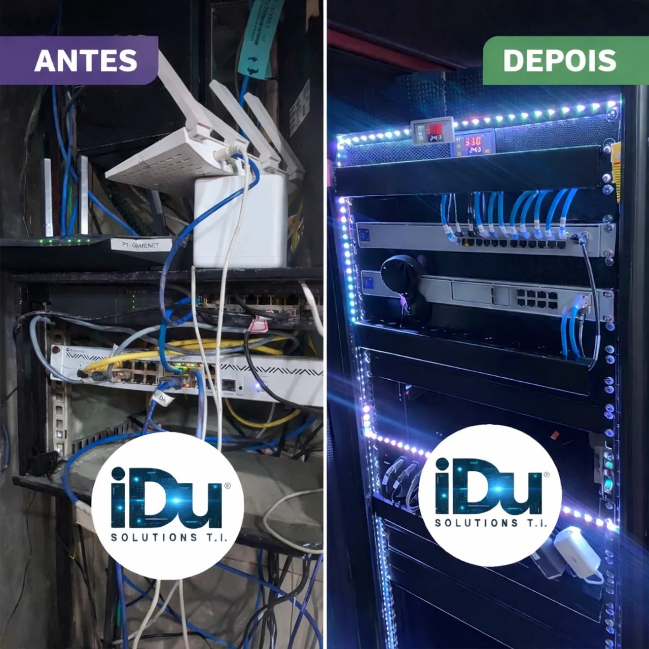  Infraestrutura de Rede com Qualidade Profissional - iDu Solutions T.I  - Foto 2