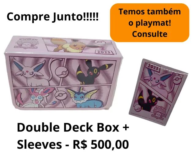 Pokémon - Sleeves protetores de cards das Eeveelutions - Internationals 2023 - LINDOS!!!!! - Foto 2