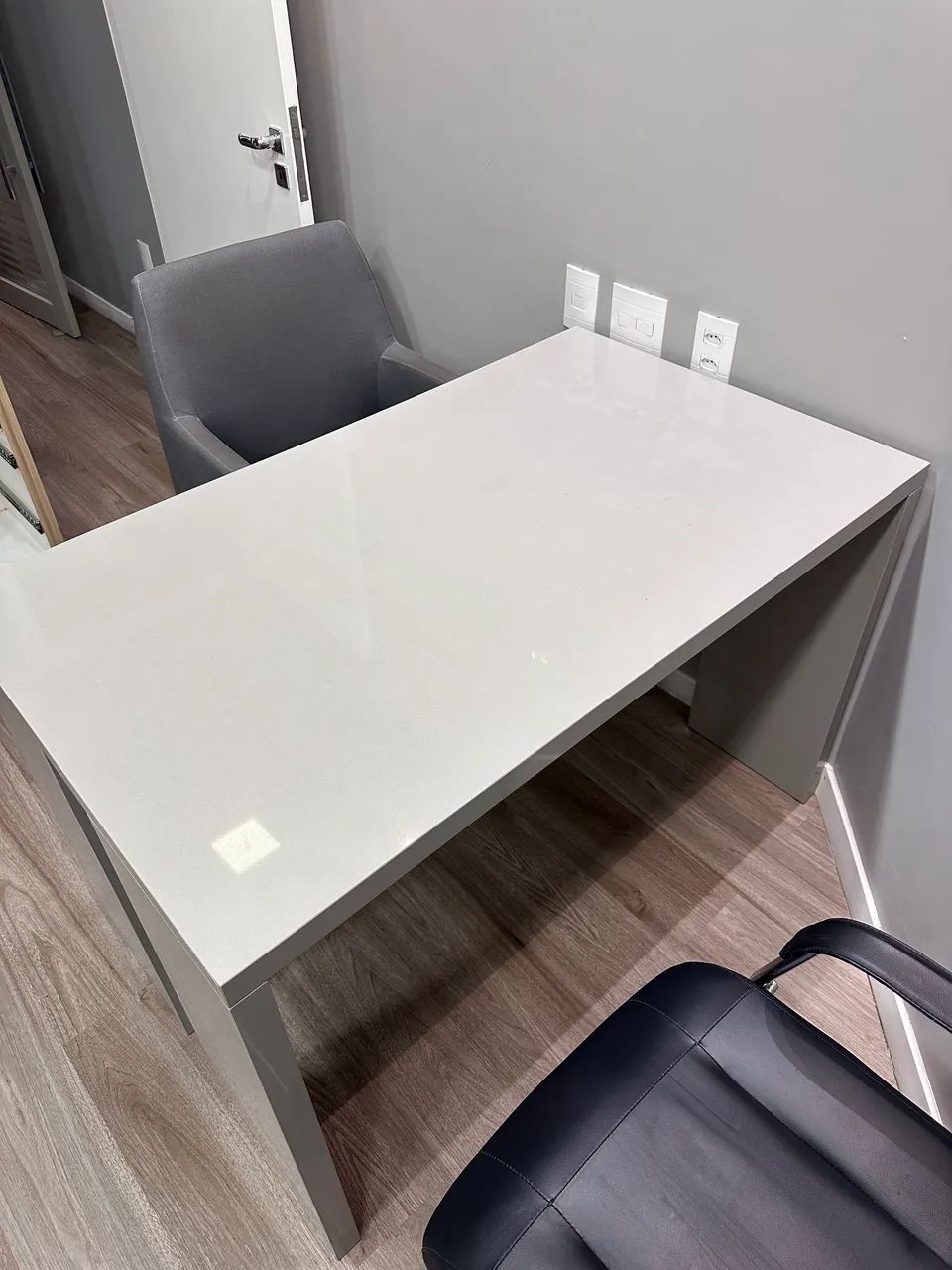 Mesa de quartzo cinza (luxo) - Foto 3