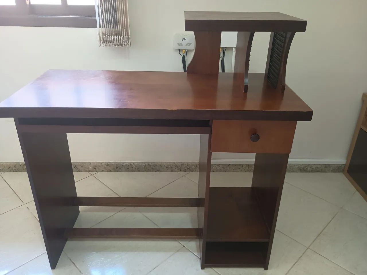Mesa de computador escrivaninha com uma gaveta - Foto 4