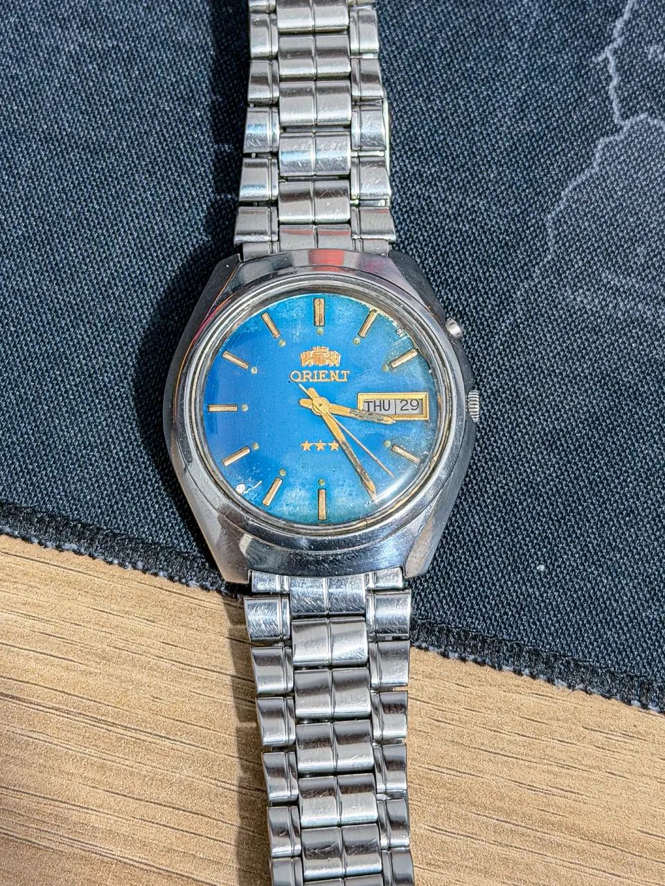 Orient 3 estrelas automático vintage  - Foto 2