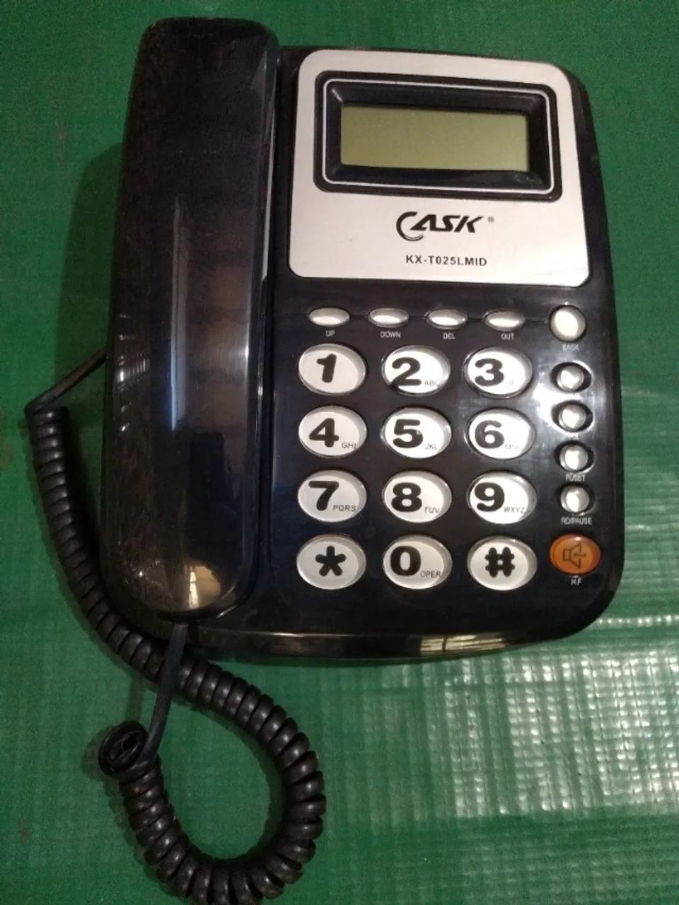 TELEFONE COM FIO CASK KX-T025LMID COM BINA, VISOR E VIVA-VOZ - PREÇO DE OPORTUNIDADE! - Foto 2