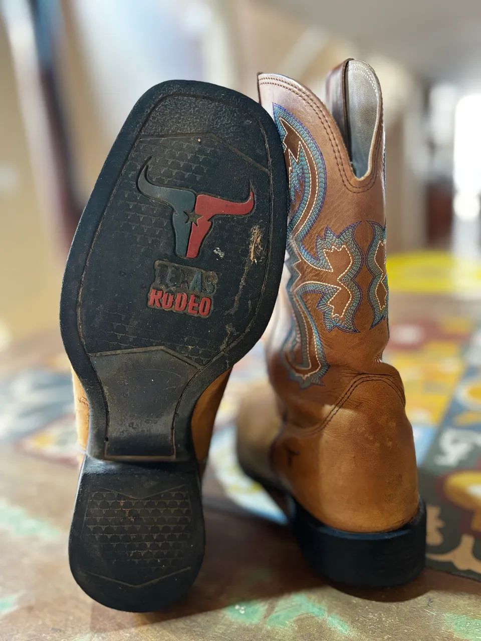 Bota Texas country Usada-excelente - Foto 4