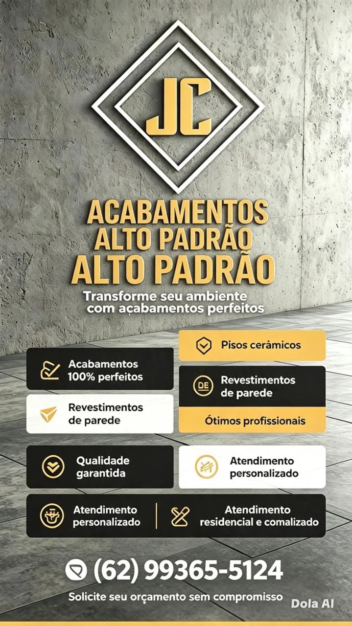 Jc acabamento  assentamento de piso e revestimento 