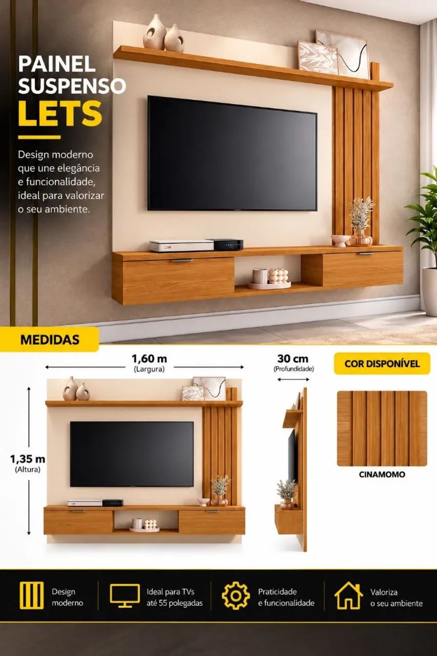 Painel p/ Tv  - Foto 2