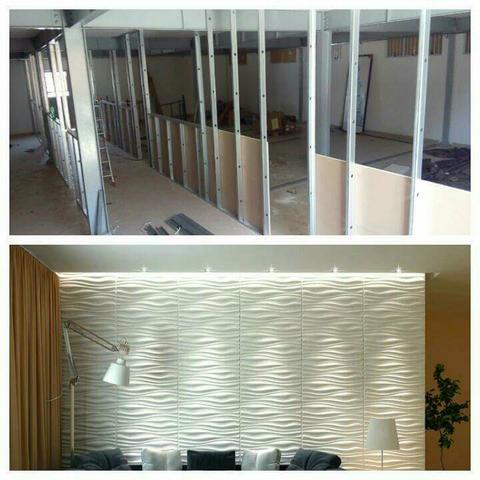 Forros de gesso, Pvc e acartonado