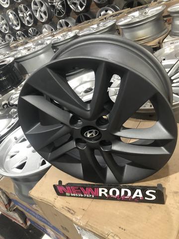 Rodas Hb 20 Aro 15 Original cor Grafite fosca - Foto 4