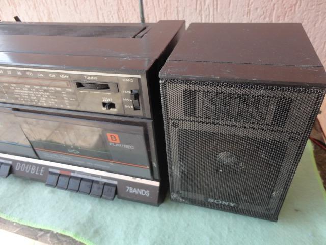 Rádio Gravador Sony Antigo Leia Campo Descrição Deste Anúnci - Foto 6