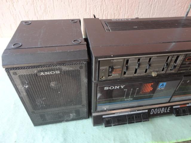 Rádio Gravador Sony Antigo Leia Campo Descrição Deste Anúnci - Foto 3