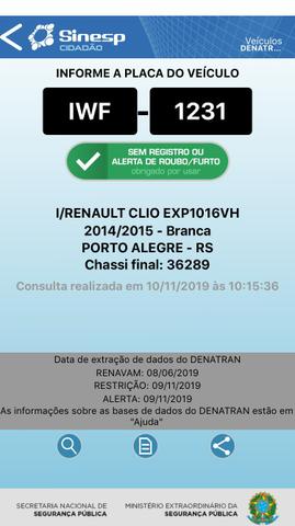 Renault Clio Expre. FLEX 4P Un. Dono - Foto 6