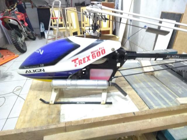 Helicóptero T-REX 600 Nitro Pro Voando - Parcelo em 10x no cartão - Foto 2