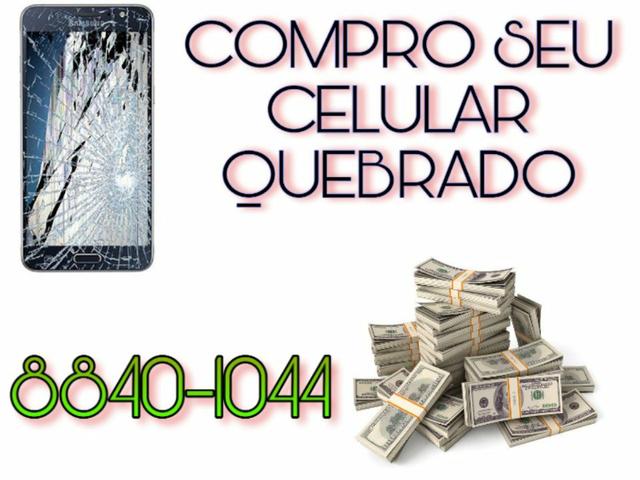 Tem celular quebrado