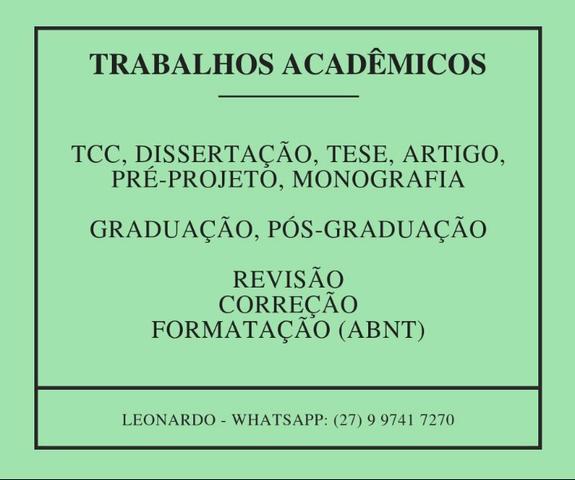 Trabalhos acadêmicos