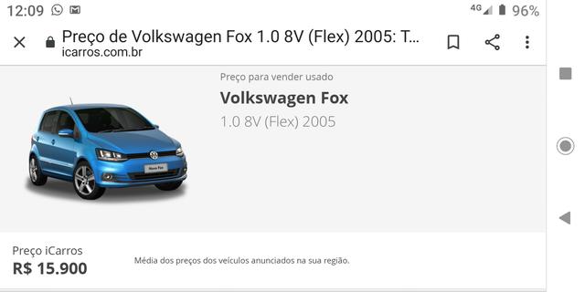 Fox completo!!! ar.direcao.vd.trava.mala.retrovisor.eletrico - Foto 7