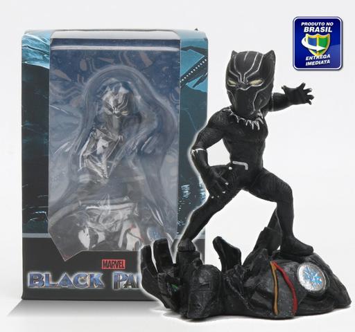 Boneco Pantera Negra 10cm + Brinde - Pronta Entrega!!!