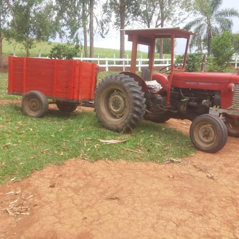 Vende-se trator Massey Fergusson + Carreta