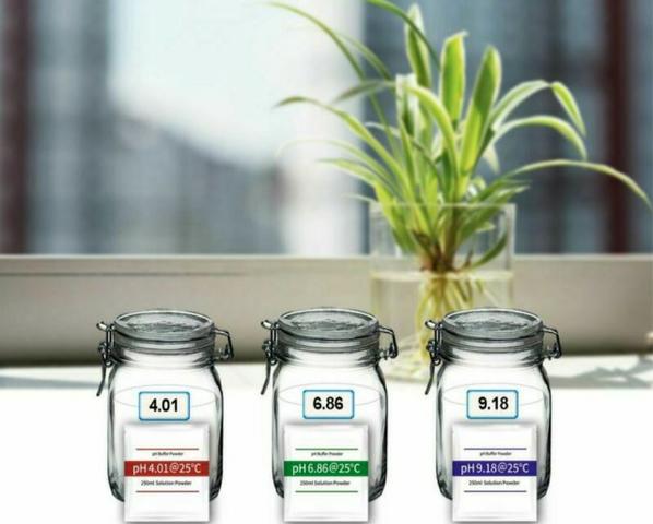 Solução Ph Medidor de Teste Kit 2 Unid. Em pó de Precisão  6.86 9.18 COD-CP374 