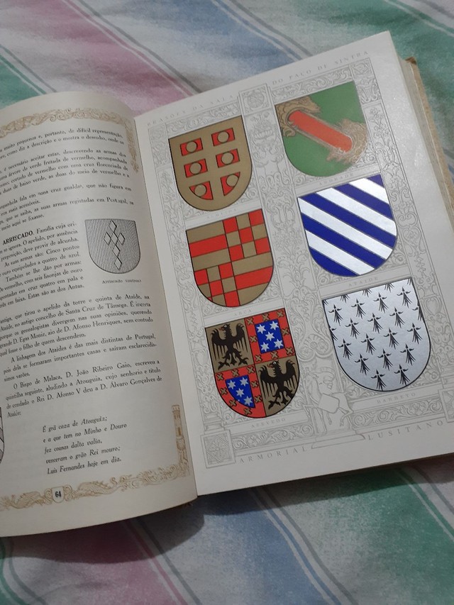 Livro armorial lusitano genealogia e heraldica - Foto 5