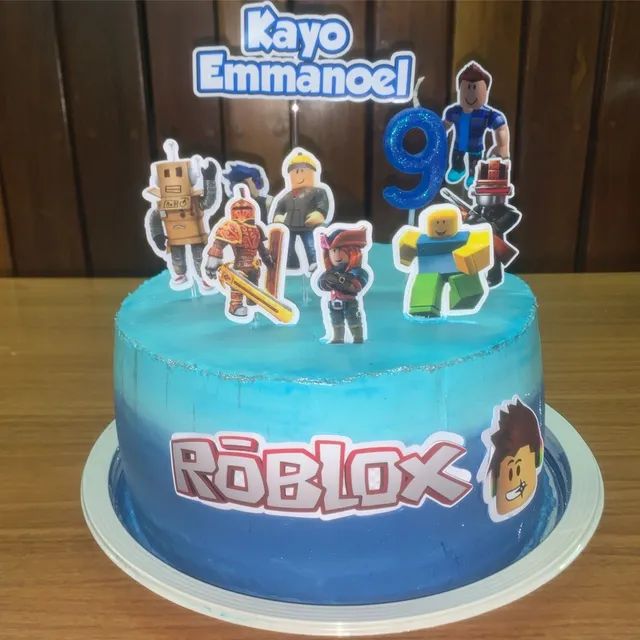 Bolo Roblox  Bolo, Bolos decorados, Doces