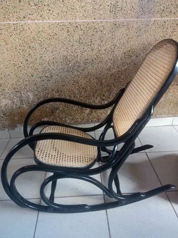 Cadeira balanço palhinha  - Foto 3