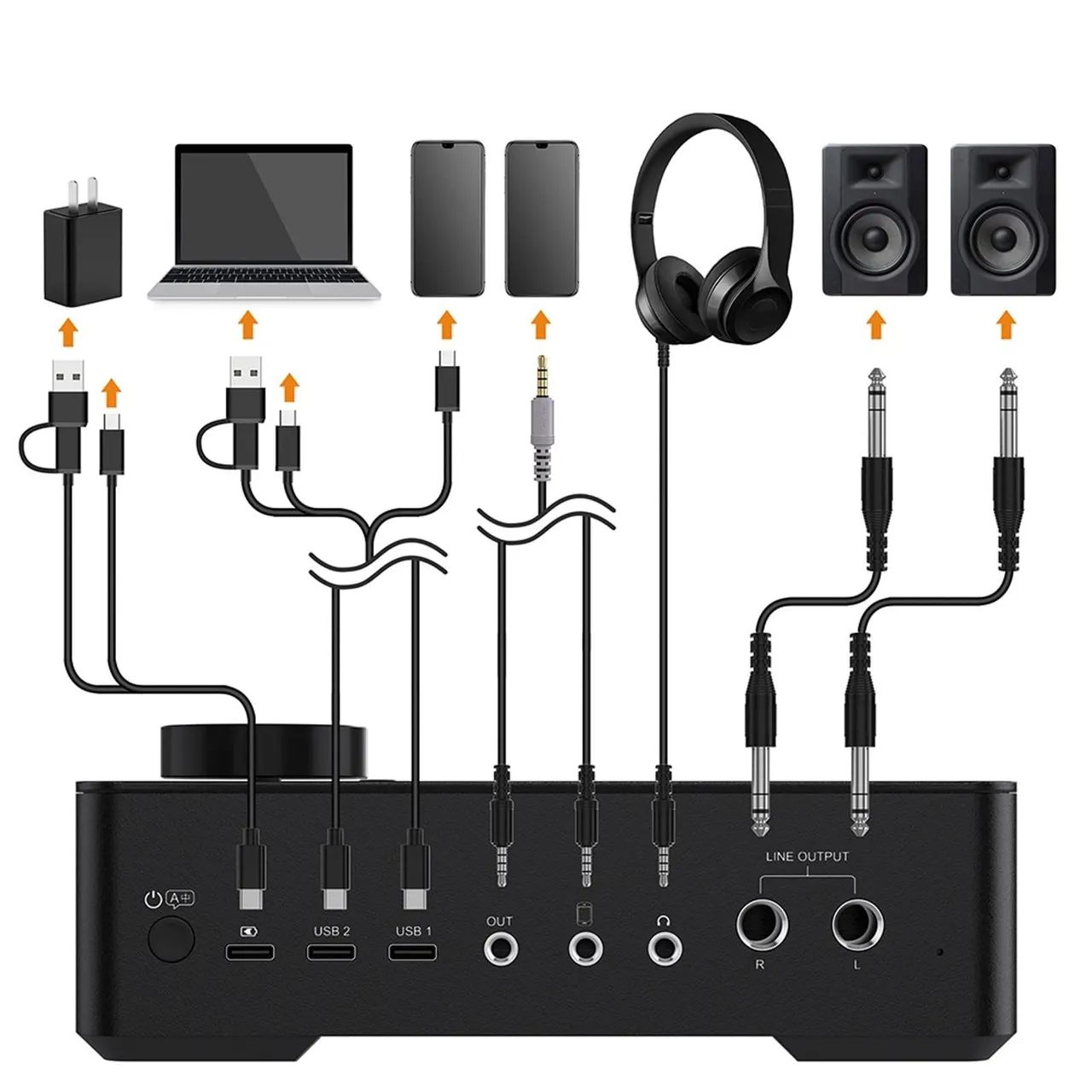 Interface de audio Cômica Linkflex AD5 - Foto 2