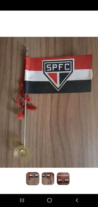 Bandeira SPFC em miniatura