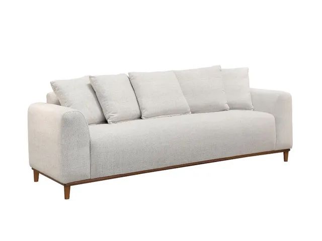 Sofá Living  2.28m  Linho IMPERDÍVEL l44 - Foto 2