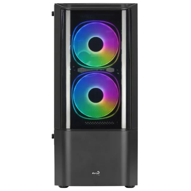 Gabinete Gamer Aerocool ATX Quantum V2 Preto Lateral Vidro 004339 - Foto 2