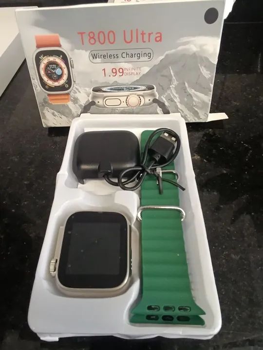 Lote 4 relógios smartwatch T800 presente revenda  - Foto 2