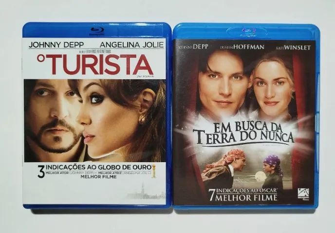 Combo Johnny Depp - 5 Filmes Em Bluray Originais - Foto 3