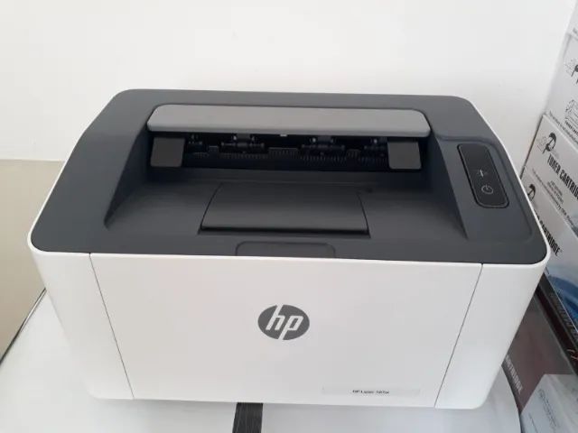 Impressora HP Laser 107w monocromática wifi e usb  - Foto 2