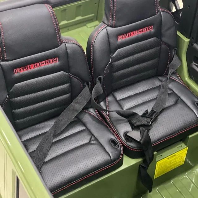 Carrinho Elétrico Infantil Jeep Rubicon Verde Original Jeep - Foto 5