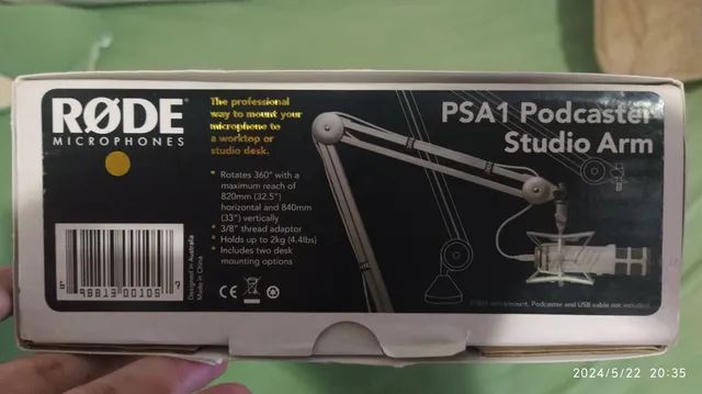 Rode PSA1 Studio Arm - Suporte Articulado para Microfones Profissional - Foto 6