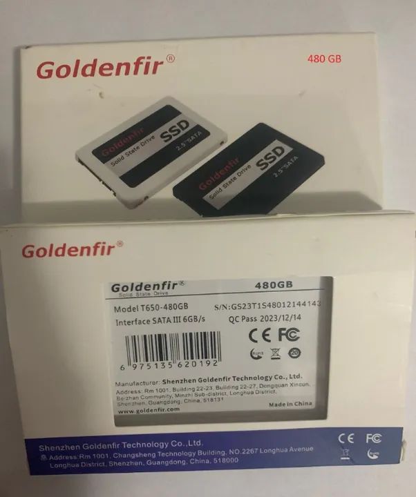 Ssd 480gb  R$249 | Ultima Unidade | Novo lacrado