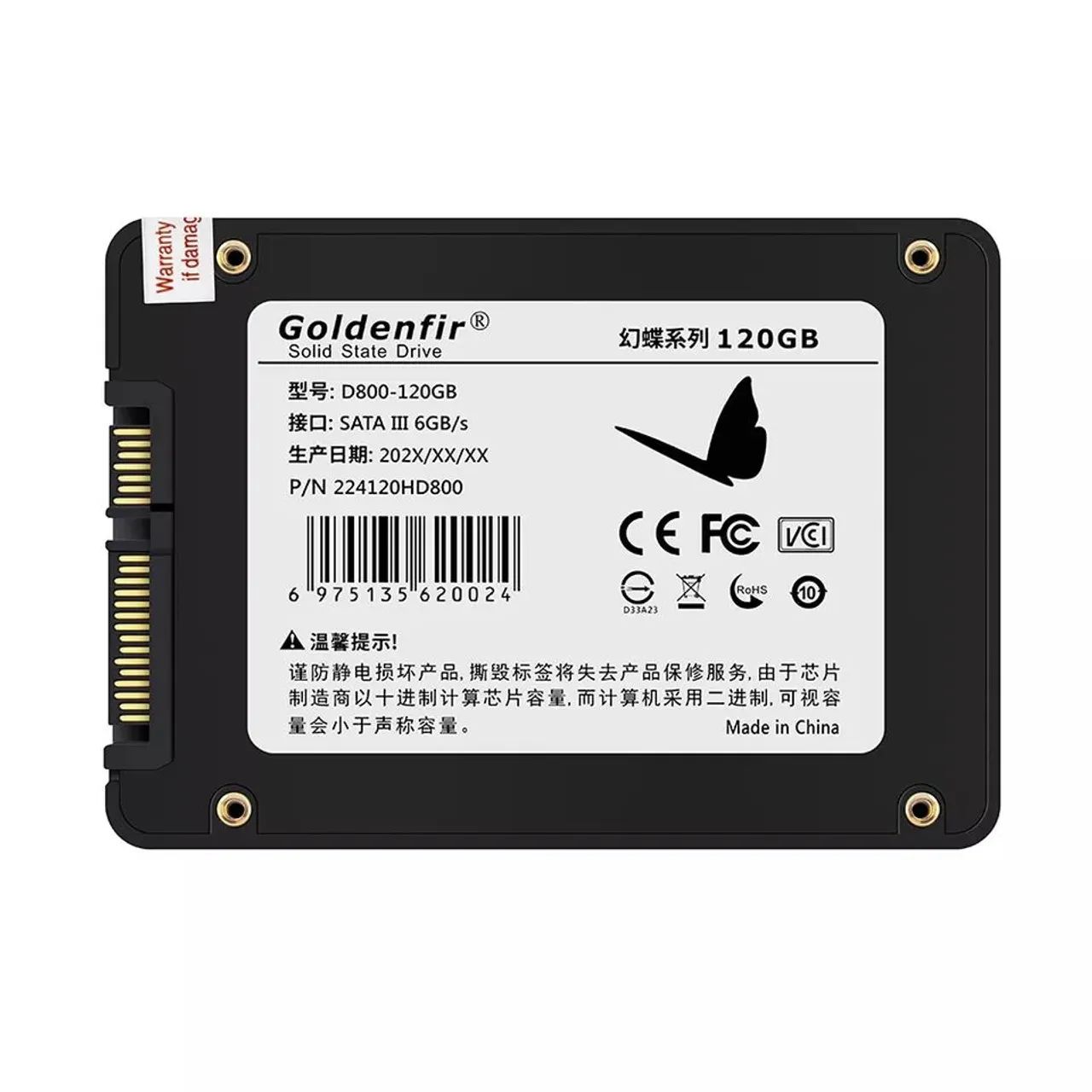 SSD sata goldenfir original 120 GB - Foto 2