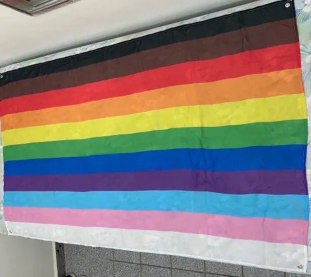 Bandeira Lgbtqia+ Grande 135 X 85 - Foto 5