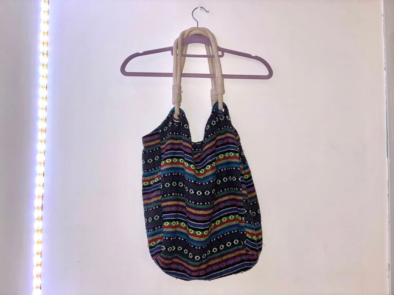 Bolsa de ombro colorida - Foto 2