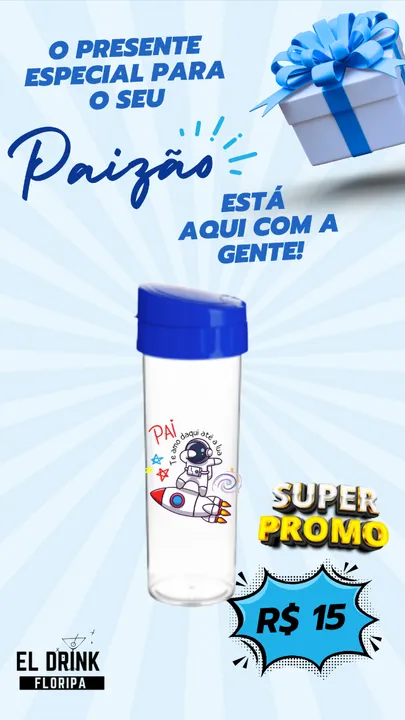 Garrafa Personalizada Dia Dos Pais