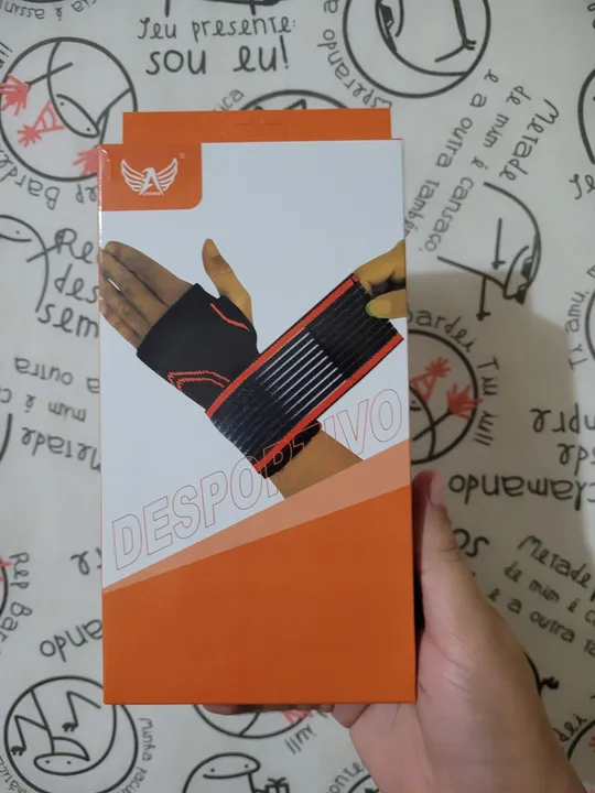 Munhequeira ajustável suporte para pulso